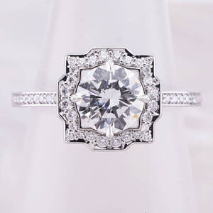 35047 ★HARRY WINSTON★ ベル ダイヤリング 0.7ct 定価300万～