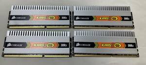 (中古) Corsairg PC3-10600 DDR3-1333 1GB×4枚 合計4GB CM3X1024-1333C9DHX