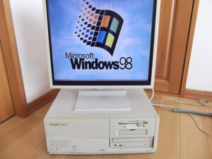 【動作確認済】PC98パソコン PC-9821Xc16 (PCカードスロット＆USB内蔵） Win98+DOS6.2マルチ起動