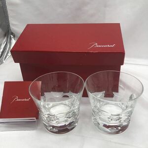 Baccarat バカラ ペア ロックグラス 箱有　未使用品　YS-VC6J