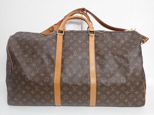 J851/14G◆ルイヴィトン モノグラム LOUIS VUITTON キーポル ボストンバッグ ブラウン 中古品◆