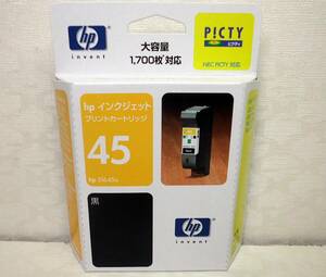 ★即決! hp 純正インク HP-45 黒 インクカートリッジ 51645A 1個 未開封・期限切れ ★★