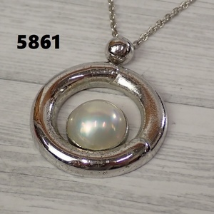 ■AC-5861　タサキ　TASAKI PEARLS 田崎真珠　マベパール　ネックレス　60㎝ 20241203