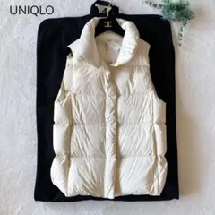 新品未使用✨UNIQLO ユニクロ　2023 パウダーソフトダウンベスト　白　S