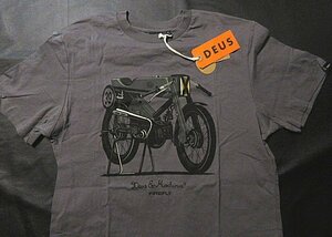 本物正規◆Deus ex Machina デウス◆Tシャツ MOON MIST グレー■M■新品・オーガニックコットン アメリカ購入