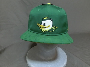 USA購入 激レア ナイキ【Nike】社製 機能素材【DRY FIT】USカレッジ オレゴン大学ダックス【OREGON DUCKS】キャラクタープリントCAP GRN