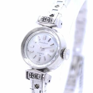 セイコー 腕時計 SEIKO SOLAR 17石 10-0710 手巻き レディース ステンレススチール 動作品 2306001