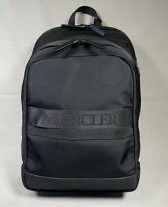 新品 本物 モンクレール MONCLER バックパック GIMONT 黒 ブラック バック バッグ リュック レザー バック パック