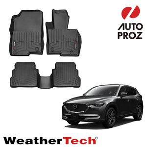 フロアマット マツダ KF型 CX-5 2017年式以降現行 右ハンドル用 2列セット フロアライナー ブラック WeatherTech 正規品