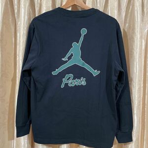 パリサンジェルマン ジョーダン ロンT Jordan PSG サイズM ブラック 長袖Tシャツ