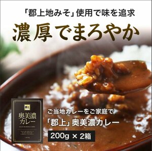 郡上奥美濃カレー・２ケ（一人前２００ｇ×２）・送料無料