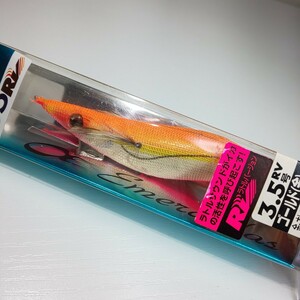 DAIWA(ダイワ) エメラルダス ミッドスクイッド 3.5号 RV ラトル 金オレンジ ピンクアジ No.2226 egi squid