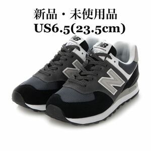 NEW BALANCE ニューバランス 574 レディース WL574EB スニーカー ブラック グレー US6.5