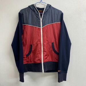 ☆ BEAMS ビームス　パーカー　ジップアップ　赤　紺　S つ20