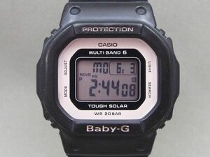 CASIO/カシオ Baby-G マルチバンド6 電波ソーラー デジタルウォッチ/レディース腕時計 BGD-5000 【W362y1】