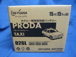 領収証発行可　新品　ＰＴＸ－Ｄ２６Ｌ (80D相当)　ジーエスユアサバッテリー タクシー クラウン コンフォート ＴＳＳ ＹＸＳ １ＴＲ ３Ｙ