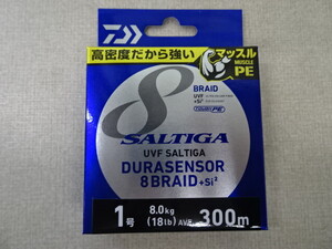 （K-5429）★新品★　ダイワ　UVF ソルティガ デュラセンサー 8ブレイド ＋Si2 1.0号 300ｍ.