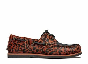 WACKO MARIA Timberland / Leopard Classic Boat 2 Eye "Brown" 27.5cm 0A5YYB