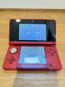 1円から　ニンテンドー3DS 初期化済み 赤　現状渡し