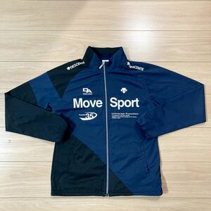 DESCENTE デサント MOVE SPORT ムーブ スポーツ ジャージ ジップアップ Oサイズ 黒 ネイビー レディース