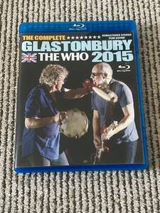 WHO　「COMPLETE GLASTONBURY 2015」 1BD-R