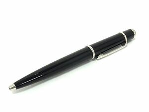 1円 Cartier カルティエ サファイア ツイスト式 ボールペン 筆記用具 文房具 メンズ レディース ブラック系 FF4322