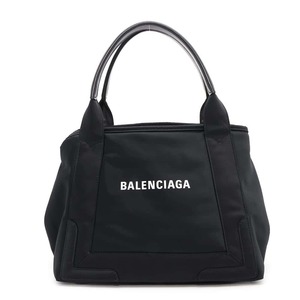 バレンシアガ トートバッグ ネイビーカバス S ポーチ付 339933 BALENCIAGA スモールサイズ 黒 【安心保証】