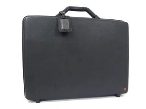 1円 Samsonite サムソナイト ポリカーボネート アタッシュケース トランクケース ビジネスバッグ メンズ ブラック系 BI8945