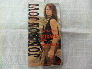 ♪ JON BON JOVI ジョン・ボン・ジョヴィ MIRACLE 3inch(８㎝)CD