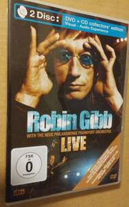 DVD＋CD！Robin Gibb with The Neue Philharmonie Frankfurt OrchestraのLive輸入盤。