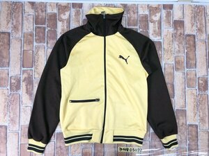 PUMA プーマ メンズ ジップ ジャージジャケット S 黄色茶 ポリエステル綿