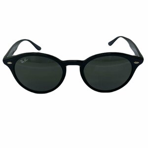 ■ 1円 ～ 正規 中古 参定2.5万■ Ray-Ban レイバン ■ サングラス RB2180-F 601/71 51□71 3N■ ブラック 黒 G-15 グリーン ラウンド 眼鏡