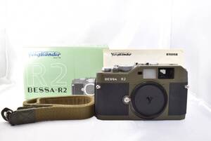 ★超美品★フォクトレンダー Voigtlander BESSA-R2 ボディ オリーブ ★元箱付き★ #d310