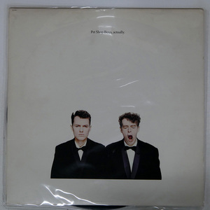 US盤 PET SHOP BOYS/ACTUALLY/EMI-MANHATTAN ELJ46972 LP