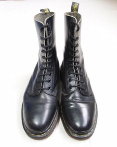 イングランド製 ドクターマーチン 10ホール ブラック UK5 / 英国製 Dr.Martens 24cm