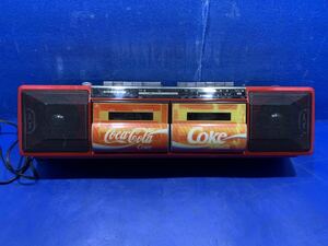 Coka Cola コカコーラ/TRC-938 W RADIO CASSETTE RECORDER ラジカセ 昭和 レトロ アンティーク 当時物 ジャンク 非売品 懸賞品 レア