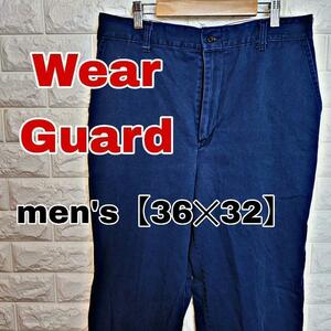 A544【Wear Guard】USA　ワークパンツ【メンズ3632】ネイビー