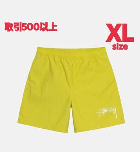 Nike x Stussy 2023FW Short Lime Yellow XLサイズ ナイキ x ステューシー ショーツ ショートパンツ ライム イエロー Shorts X-LARGE