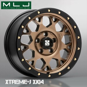 人気オフ系! マットブロンズ MLJ XJ04 7.0J×16in IS35 PCD114.3 5H 新品4本 デリカD5 RAV4 CX-5 エクスプローラー に