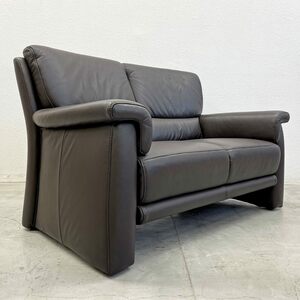 〓 ヒモラ Himolla タングラムソファ 9002 Tangram Sofa 2シーター 本革 レザー ダークブラウン系 IDC大塚家具取扱い ドイツ