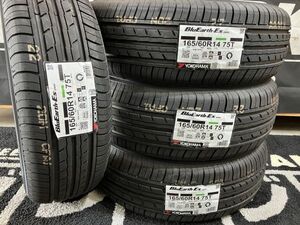 ◆在庫あり! 4本set 165/60R14 165/60-14 YHブルーアースES32 タイヤ交換 DA17 DA64 エブリィワゴン ソリオ クリッパー 相模原 座間 大和