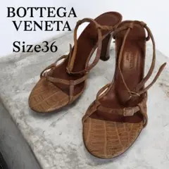 BOTTEGAVENETA ボッテガヴェネタ アンクルストラップサンダル　36