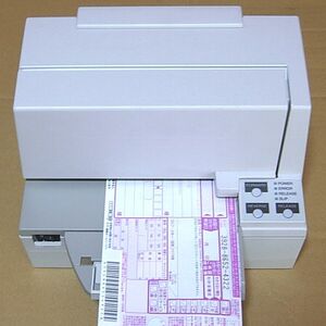 ◆ 送料込！ 宅急便の宛名印刷に最適 EPSON 小型ドットインパクトプリンター TM-U590 USB接続/新品インク付 検)PLQ-30S/VP-930R/TM-H5000II