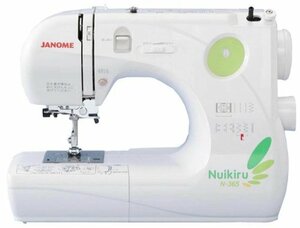 【中古】 JANOME ジャノメ コンパクト電子速度制御ミシン 【Nuikiru】 N-365