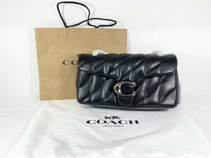 7303　【未使用・美品】　COACH　コーチ　レディースバッグ　キルティング　黒