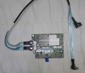 HPE Smart Array P440ar Controller/mini SAS Cable 756907-001付き/12Gbps/動作確認済/ProLiant DL360/380 Gen9/SAS RAID Controller