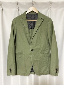 美品☆【junhashimoto】定価56,700円 cutting jacket カッティングテーラードジャケット 3 ジュンハシモト JKT0015 BSC01