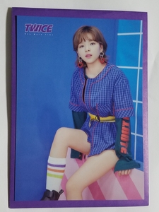 TWICE ジョンヨン One More Time トレカ E トレーディングカード Jeongyeon 外袋付 即決 リリイベ グッズ ハイタッチ 会場限定 トゥワイス