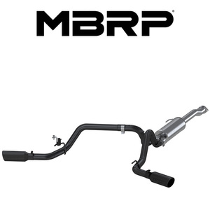 MBRP 2016-2023 トヨタ タコマ 3.5L V6 CAT-BACK レース エキゾースト ブラックTip 正規品