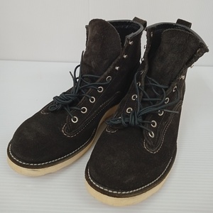 ●古4082　REDWING (レッドウィング) 2900 6inch Lineman 6インチラインマンブーツ ブラックスエード　US10D　28.0㎝　箱あり